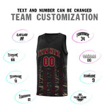 Custom Embroideried Name Number Personalized Scratches Pattern Fashion Sports Uniform Basketball Jersey For Youth