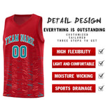 Custom Text Logo Number Personalized Scratches Pattern Fashion Sports Uniform Basketball Jersey For Adult