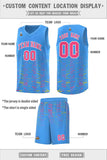 Custom Embroideried Name Number Personalized Scratches Pattern Fashion Sports Uniform Basketball Jersey For Youth