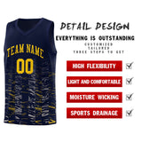 Custom Text Logo Number Personalized Scratches Pattern Fashion Sports Uniform Basketball Jersey For Adult