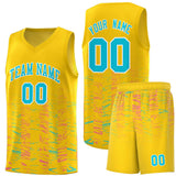 Custom Embroideried Name Number Personalized Scratches Pattern Fashion Sports Uniform Basketball Jersey For Youth