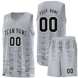 Custom Embroideried Name Number Personalized Scratches Pattern Fashion Sports Uniform Basketball Jersey For Youth