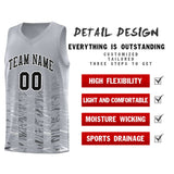 Custom Embroideried Name Number Personalized Scratches Pattern Fashion Sports Uniform Basketball Jersey For Youth