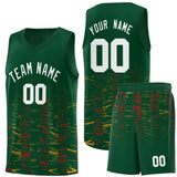 Custom Personalized Scratches Pattern Fashion Sports Uniform Basketball Jersey For Youth