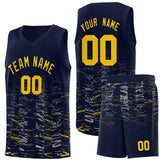 Custom Personalized Scratches Pattern Fashion Sports Uniform Basketball Jersey For Adult