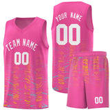 Custom Personalized Scratches Pattern Fashion Sports Uniform Basketball Jersey For Unisex