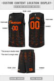 Custom Personalized Tank Top Scratches Pattern Sports Uniform Basketball Jersey Stitched Logo Number