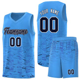 Custom Personalized Tank Top Scratches Pattern Sports Uniform Basketball Jersey Stitched Logo Number