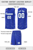 Custom Personalized Tank Top Scratches Pattern Sports Uniform Basketball Jersey Stitched Logo Number