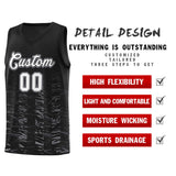 Custom Personalized Your Own Name And Number Scratches Pattern Sports Uniform Basketball Jersey