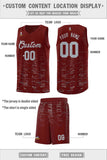 Custom Personalized Your Own Name And Number Scratches Pattern Sports Uniform Basketball Jersey