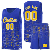 Custom Personalized Your Own Name And Number Scratches Pattern Sports Uniform Basketball Jersey