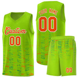 Custom Personalized Your Own Name And Number Scratches Pattern Sports Uniform Basketball Jersey