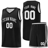 Custom Personalized Chest Slash Patttern Double Side Sports Uniform Basketball Jersey For Adult