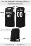 Custom Tank Top Chest Slash Patttern Sports Uniform Double Side Basketball Jersey Printed Name Number