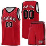 Custom Personalized Chest Slash Patttern Double Side Sports Uniform Basketball Jersey For Adult