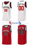 Custom Tank Top Chest Slash Patttern Sports Uniform Double Side Basketball Jersey Printed Name Number