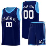 Custom Personalized Chest Slash Patttern Double Side Sports Uniform Basketball Jersey For Youth