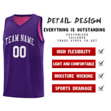 Custom Personalized Chest Slash Patttern Double Side Sports Uniform Basketball Jersey For Youth