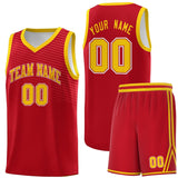 Custom Personalized Chest Slash Patttern Double Side Sports Uniform Basketball Jersey For Unisex