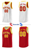 Custom Tank Top Chest Slash Patttern Sports Uniform Double Side Basketball Jersey Text Your Team Logo