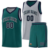 Custom Tank Top Chest Slash Patttern Sports Uniform Double Side Basketball Jersey Printed Name Number