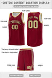 Custom Tank Top Chest Slash Patttern Sports Uniform Double Side Basketball Jersey Text Your Team Logo