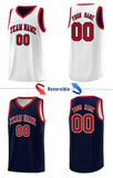 Custom Tank Top Chest Slash Patttern Sports Uniform Double Side Basketball Jersey Text Your Team Logo