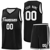 Custom Hip Hop Chest Slash Patttern Double Side Sports Uniform Basketball Jersey For Adult