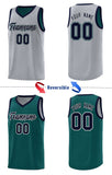 Custom Chest Slash Patttern Sports Uniform Double Side Basketball Jersey Printed Name Number