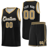 Custom Tank Top Chest Slash Patttern Double Side Sports Uniform Basketball Jersey For Adult