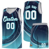 Custom Personalized Tank Top Galaxy Graffiti Pattern Sports Uniform Basketball Jersey