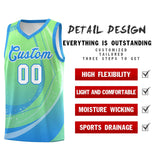 Custom Personalized Tank Top Galaxy Graffiti Pattern Sports Uniform Basketball Jersey