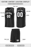 Custom Traditional Made Vertical Striped Pattern Sports Uniform Basketball Jersey For Unisex