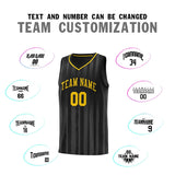 Custom Traditional Made Vertical Striped Pattern Sports Uniform Basketball Jersey For Unisex