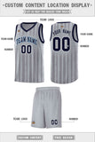 Custom Traditional Made Vertical Striped Pattern Sports Uniform Basketball Jersey For Unisex