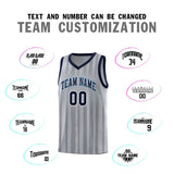 Custom Traditional Made Vertical Striped Pattern Sports Uniform Basketball Jersey For Unisex