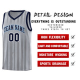Custom Traditional Made Vertical Striped Pattern Sports Uniform Basketball Jersey For Unisex