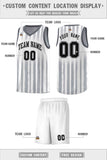 Custom Traditional Vertical Striped Pattern Sports Uniform Basketball Jersey For Adult