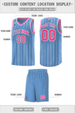 Custom Traditional Made Vertical Striped Pattern Sports Uniform Basketball Jersey For Unisex
