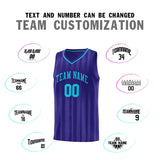 Custom Traditional Made Vertical Striped Pattern Sports Uniform Basketball Jersey For Unisex