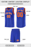 Custom Traditional Made Vertical Striped Pattern Sports Uniform Basketball Jersey For Unisex