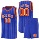 Custom Traditional Made Vertical Striped Pattern Sports Uniform Basketball Jersey For Unisex