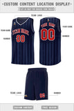 Custom Traditional Made Vertical Striped Pattern Sports Uniform Basketball Jersey For Unisex