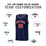 Custom Traditional Made Vertical Striped Pattern Sports Uniform Basketball Jersey For Unisex