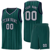 Custom Traditional Made Vertical Striped Pattern Sports Uniform Basketball Jersey For Unisex