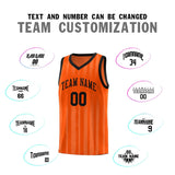 Custom Traditional Vertical Striped Pattern Sports Uniform Basketball Jersey For Adult