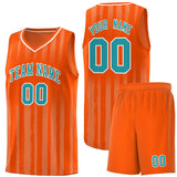 Custom Traditional Made Vertical Striped Pattern Sports Uniform Basketball Jersey For Unisex