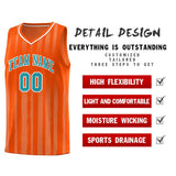 Custom Traditional Made Vertical Striped Pattern Sports Uniform Basketball Jersey For Unisex