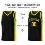 Custom Gradient Fashion Sports Uniform Basketball Jersey Embroideried Your Team Logo Number For Adult